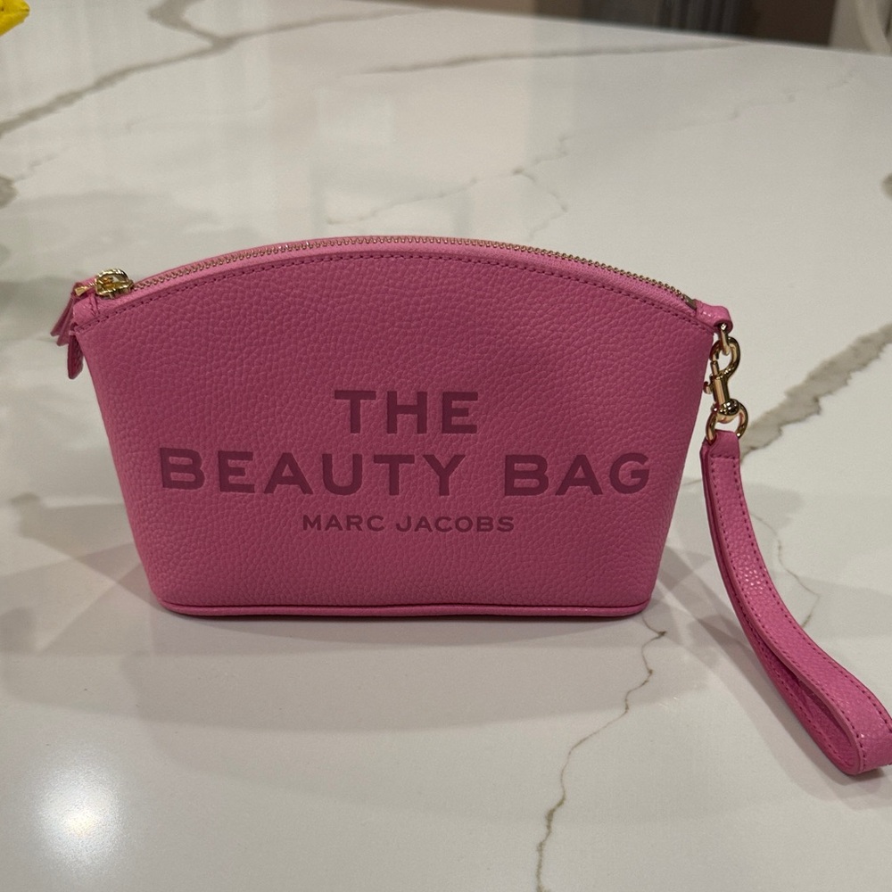 Marc Jacobs Pink 'The Beauty Bag' Cosmetic Wristlet